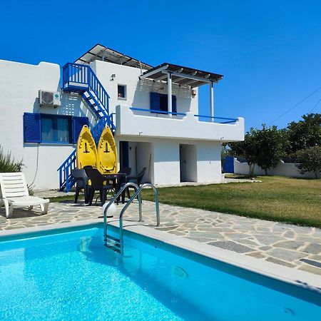 Navy Greece Villa With Swimming Pool & Sea View Makrygialos Dış mekan fotoğraf