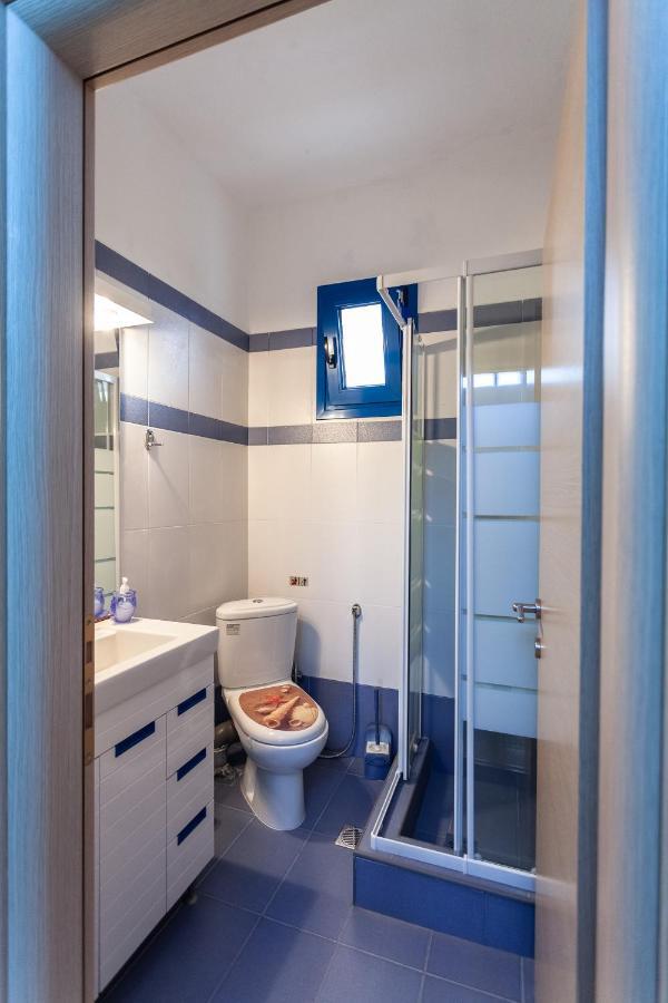 Navy Greece Villa With Swimming Pool & Sea View Makrygialos Dış mekan fotoğraf
