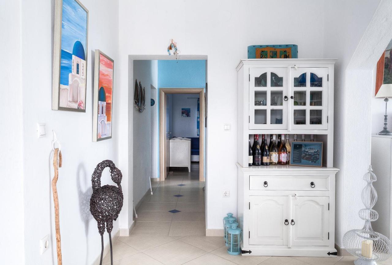 Navy Greece Villa With Swimming Pool & Sea View Makrygialos Dış mekan fotoğraf