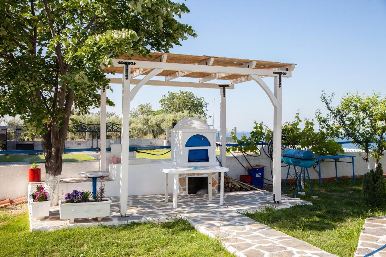 Navy Greece Villa With Swimming Pool & Sea View Makrygialos Dış mekan fotoğraf