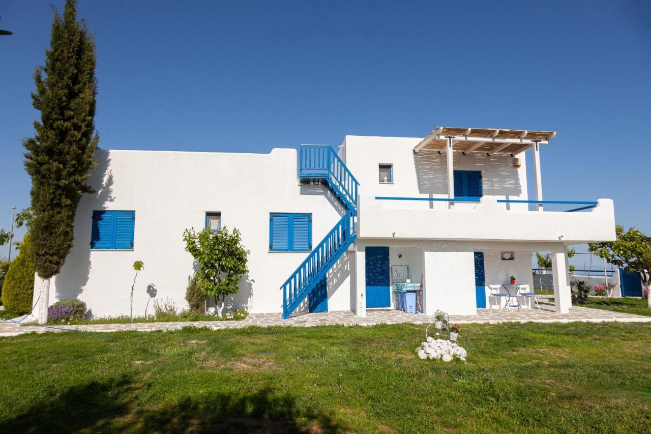 Navy Greece Villa With Swimming Pool & Sea View Makrygialos Dış mekan fotoğraf