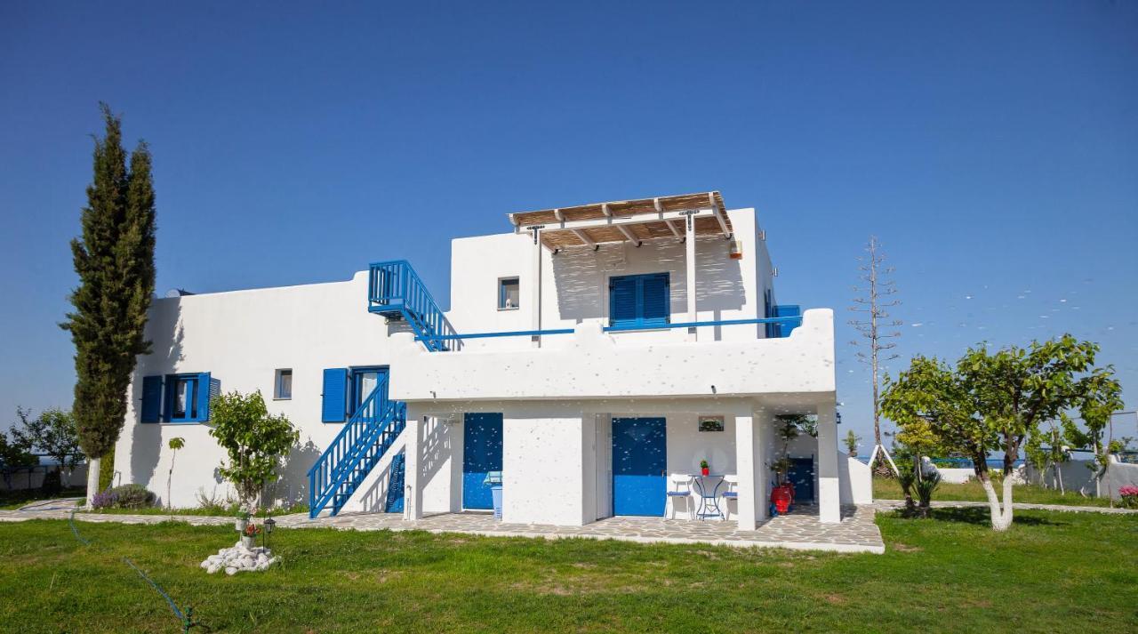 Navy Greece Villa With Swimming Pool & Sea View Makrygialos Dış mekan fotoğraf