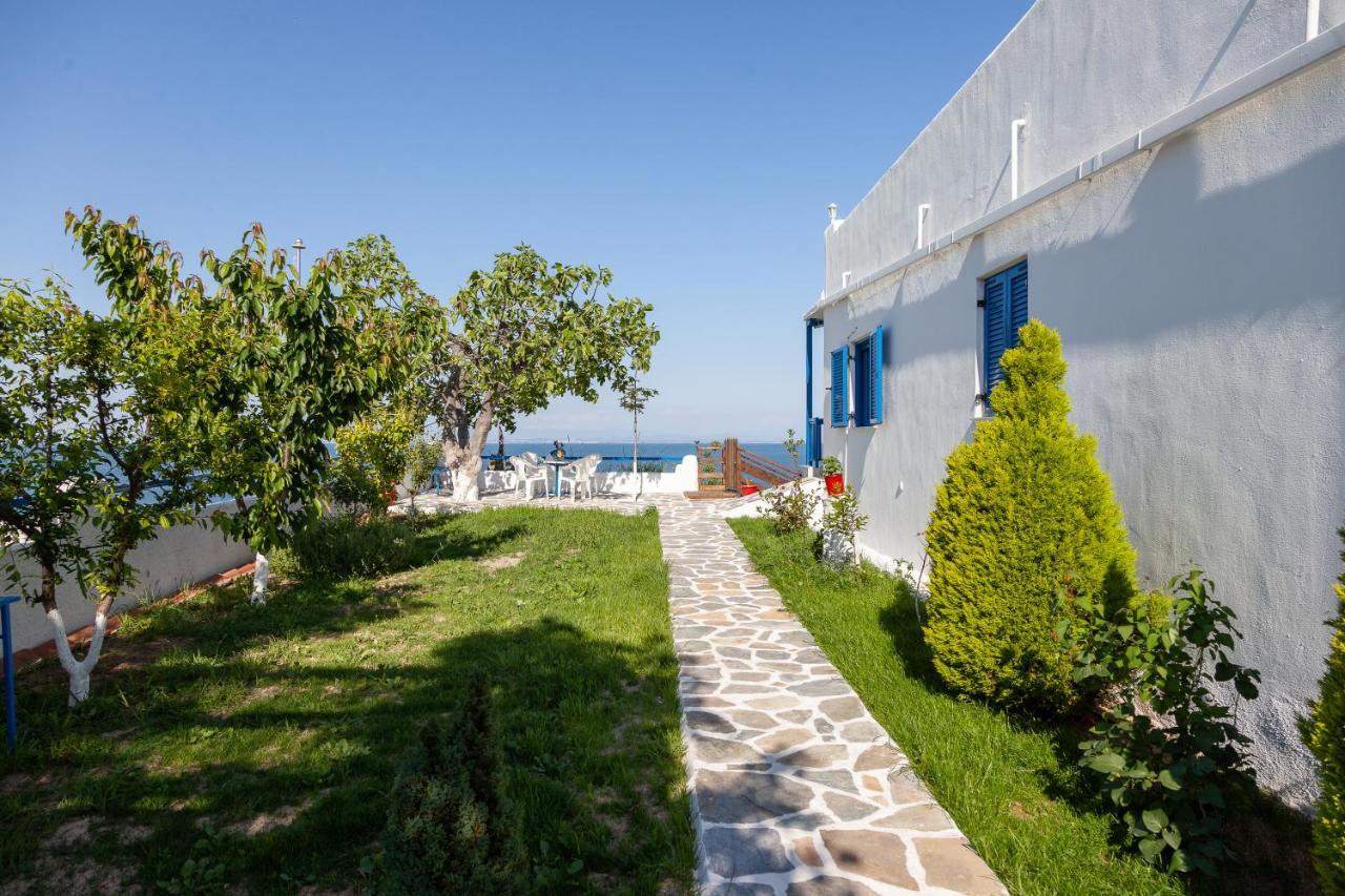 Navy Greece Villa With Swimming Pool & Sea View Makrygialos Dış mekan fotoğraf